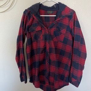 Hooded Flannel Jacket